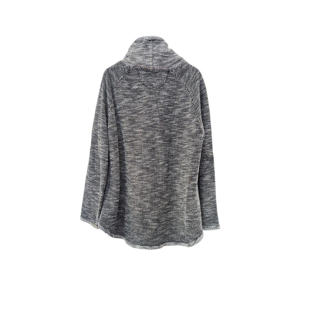 Kensie Performance Cowl Neck Sweatshirt Gray Women’s Size Large EUC - Picture 4 of 4